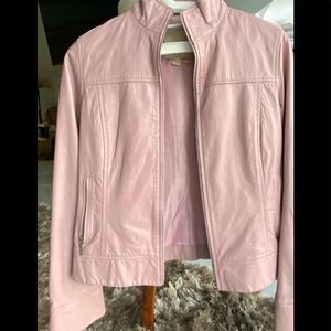 Smooth pink beautiful jacket